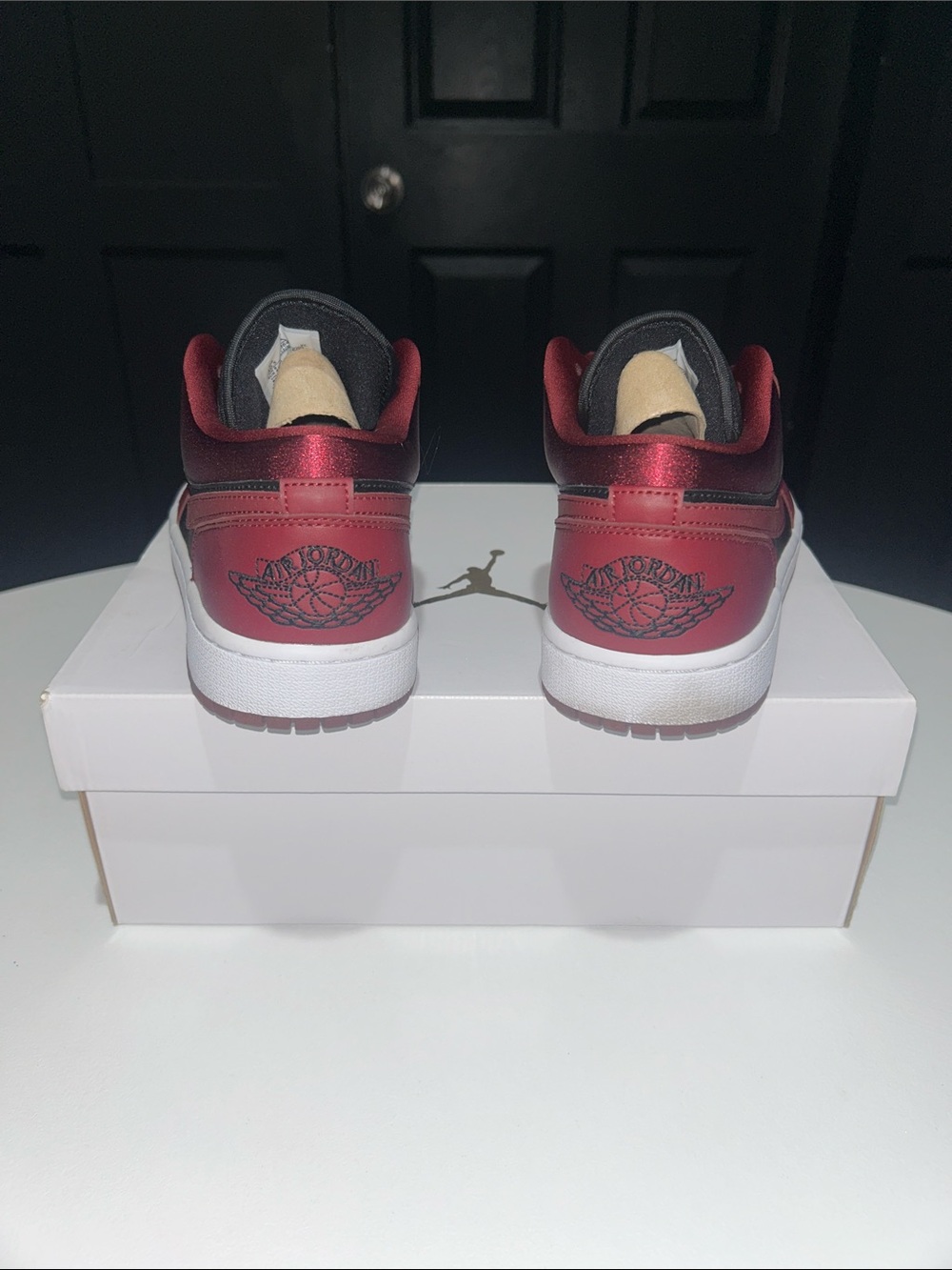 Jordan 1 Low “Dark Beetroot Black” Women’s Size 10.5 - Picture 5 of 12